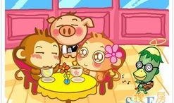 欢乐猪窝吃瓜,趣味横生的乡村生活剪影